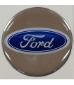 Samolepky živicové s logom Ford na krytky diskov 55mm - 4ks