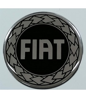 Samolepky živicové s logom Fiat na krytky diskov 55mm - 4ks