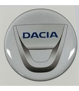 Samolepky živicové s logom Dacia na krytky diskov 55mm - 4ks