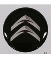 Samolepky živicové s logom Citroen na krytky diskov 55mm - 4ks