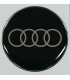 Samolepky živicové s logom Audi na krytky diskov 55mm - 4ks