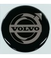 Samolepky živicové s logom Volvo na krytky diskov 55mm - 4ks
